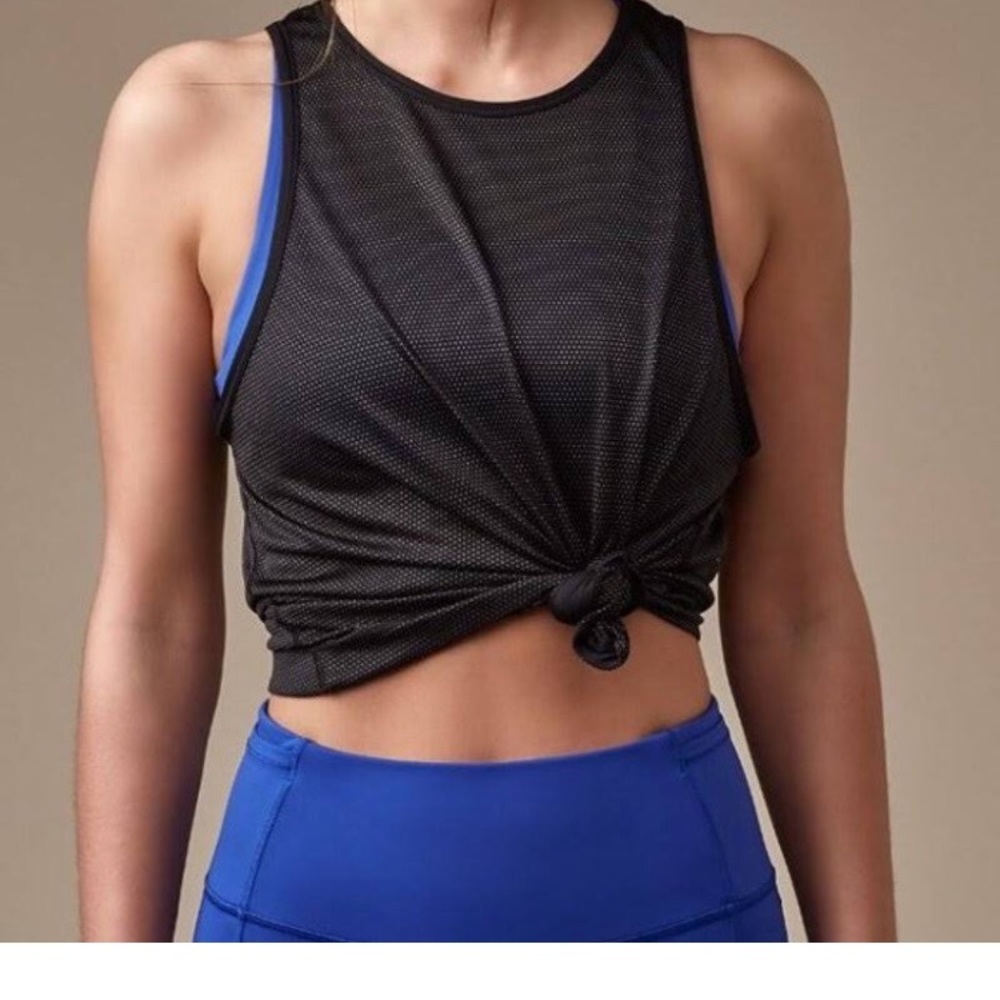 Lululemon Squad Goals Trinity Mesh Tank.  sz 8